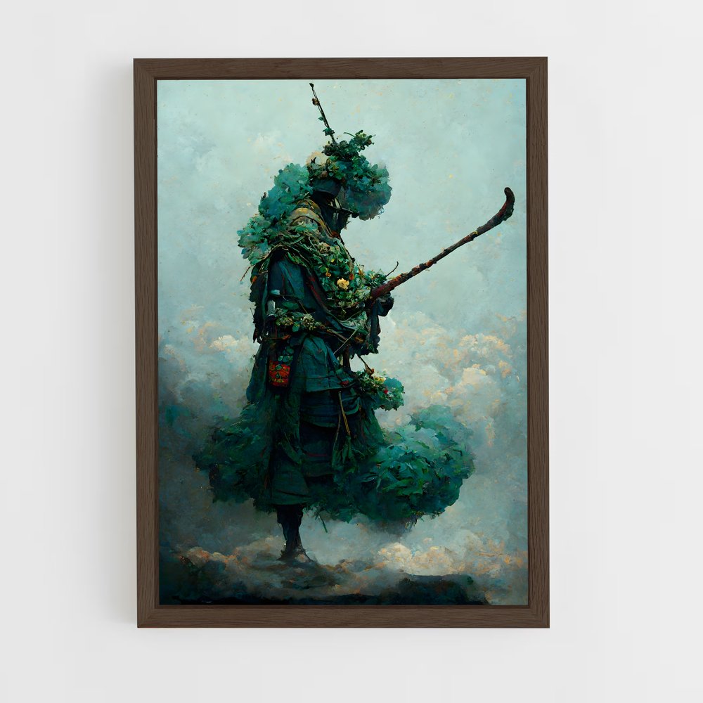 ap-fujin-3 cadre Bois foncé