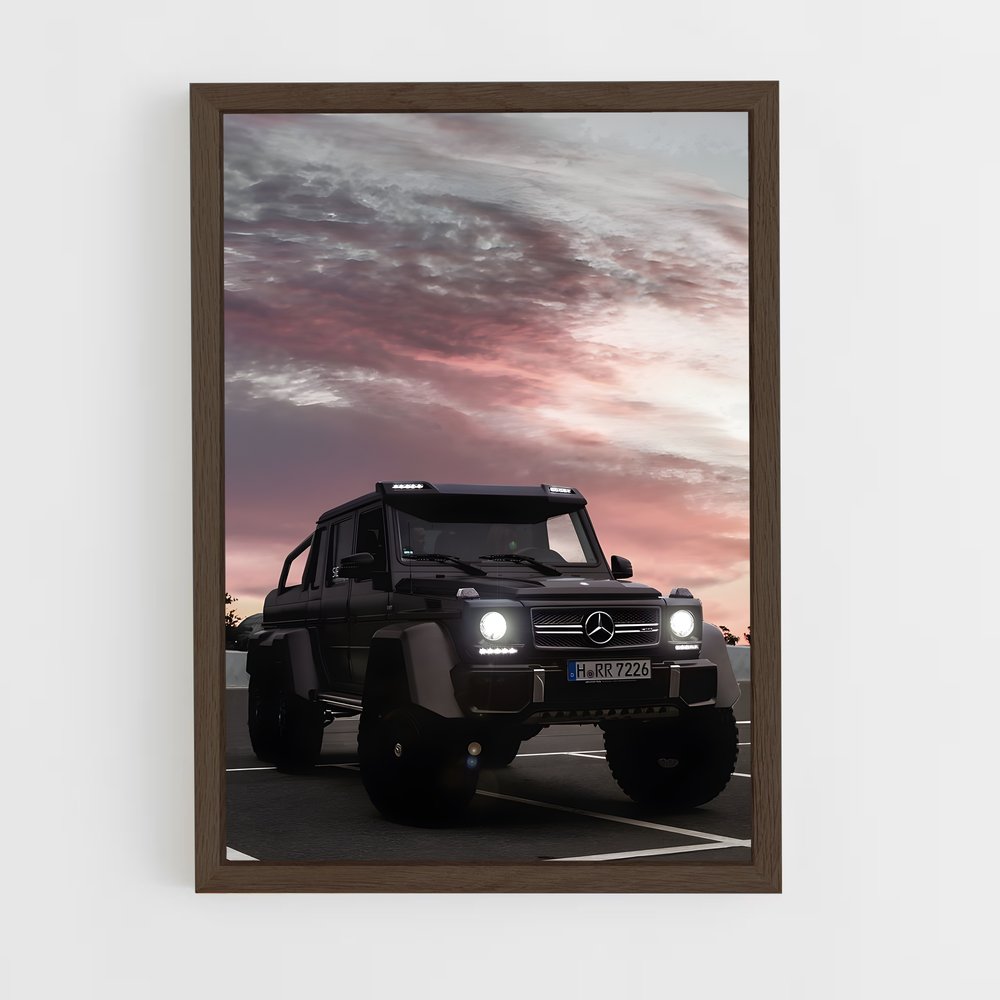 ap-g63 amg 6x6-2 cadre Bois foncé
