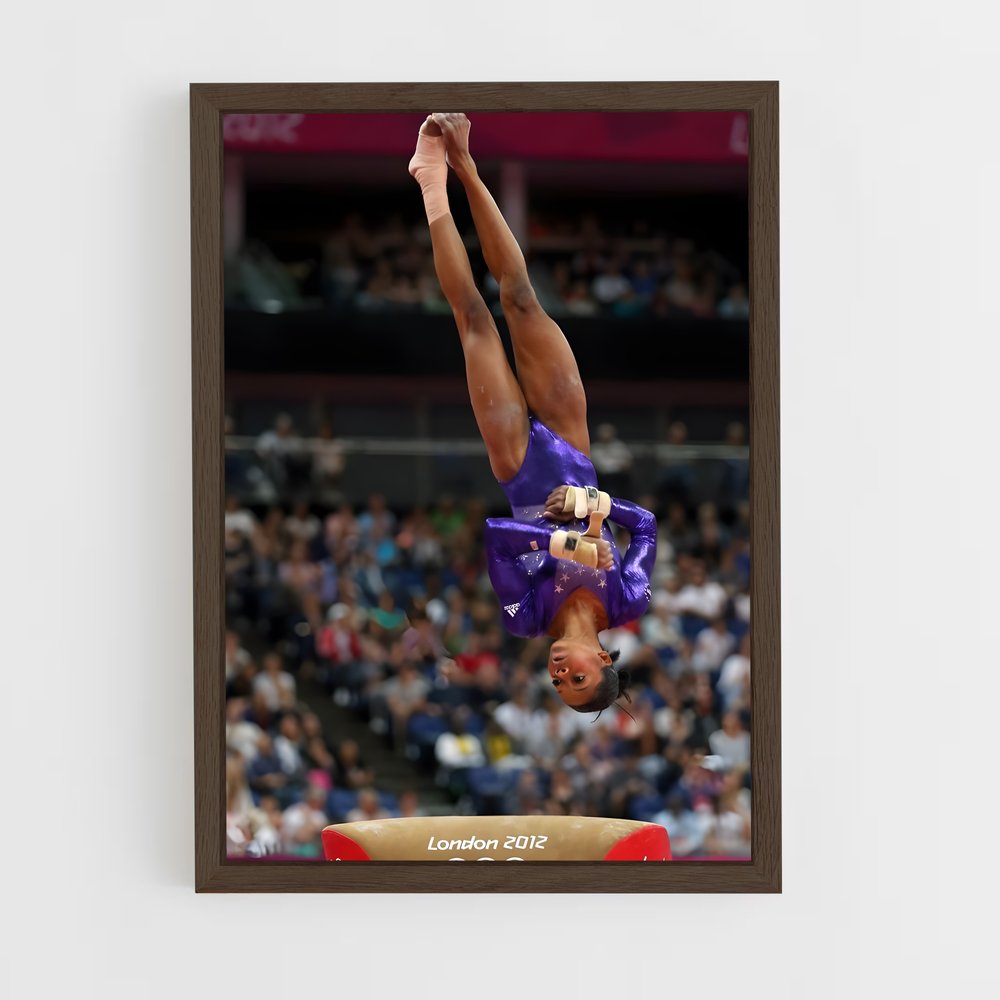 ap-gabby douglas-7 cadre Bois foncé