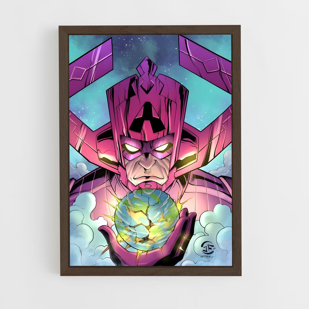 ap-galactus-10 cadre Bois foncé