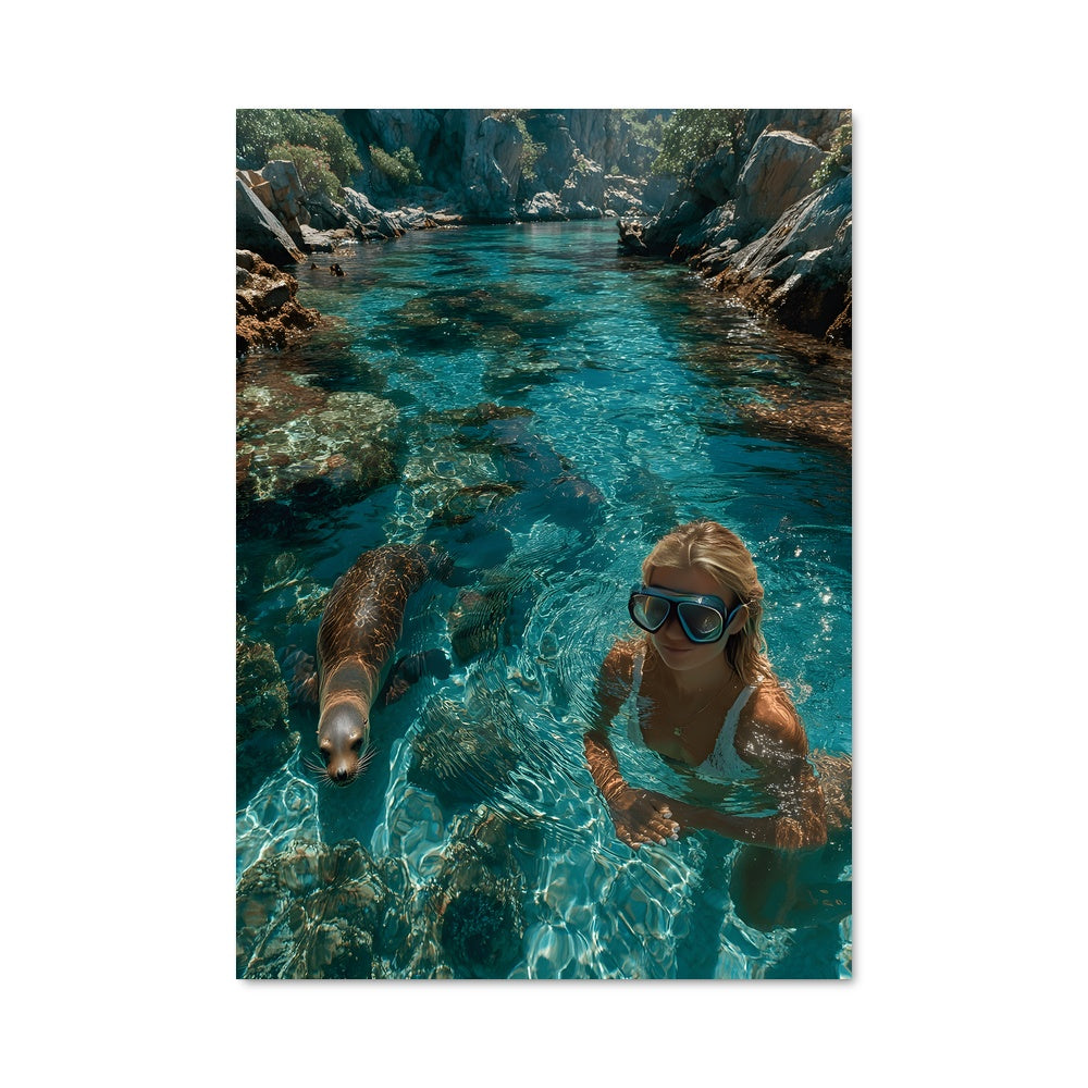 Poster Plongée Enchantée