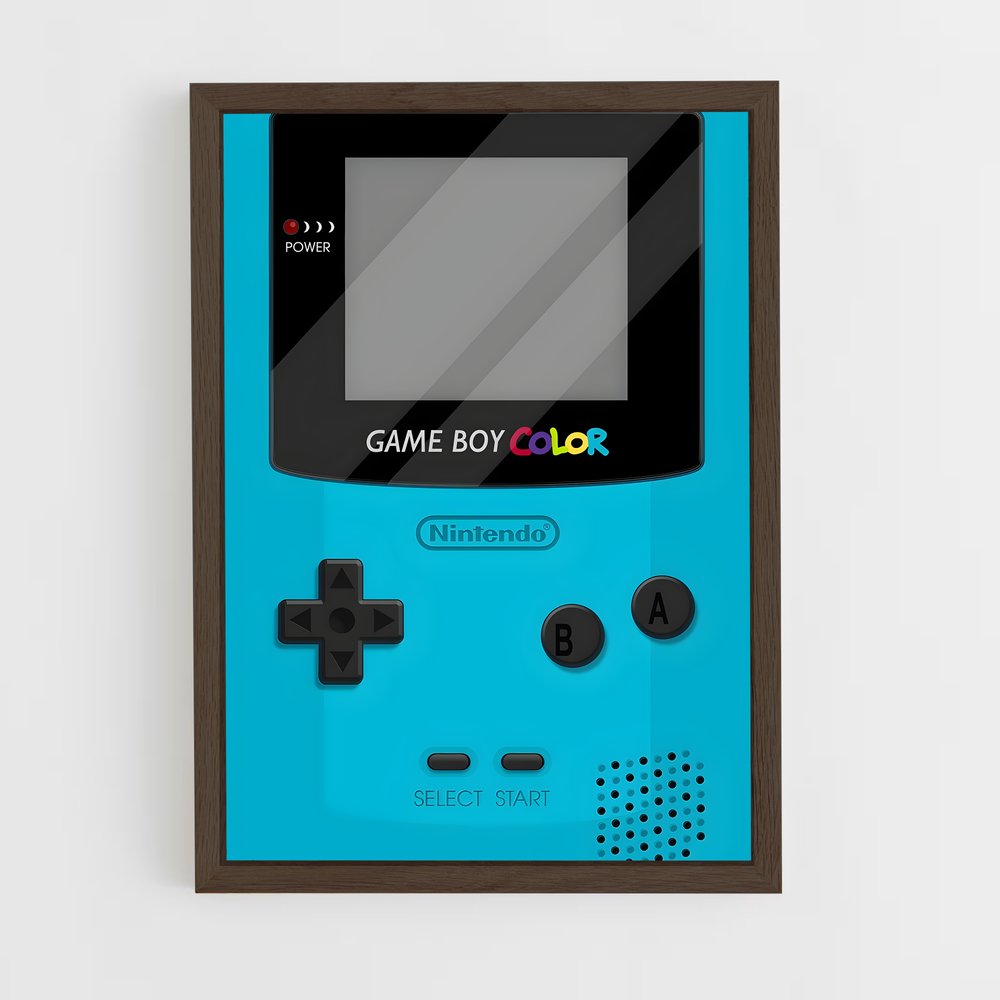 ap-gameboy color-1 cadre Bois foncé