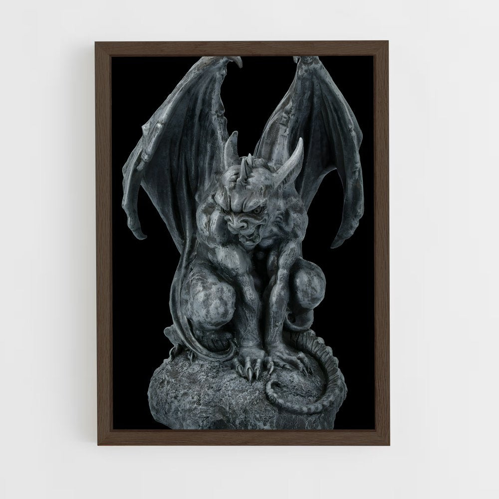 ap-gargoyle-1 cadre Bois foncé