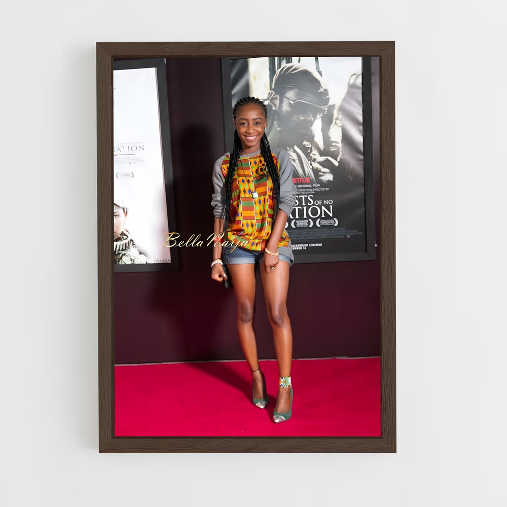 ap-genevieve nnaji-3 cadre Bois foncé