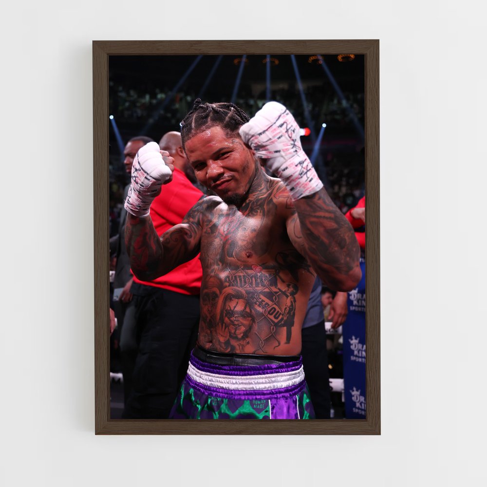 ap-gervonta davis-6 cadre Bois foncé