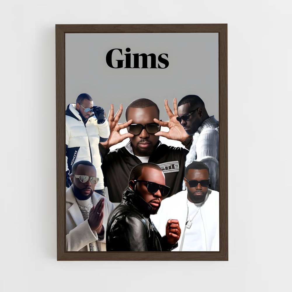 ap-gims-1 cadre Bois foncé