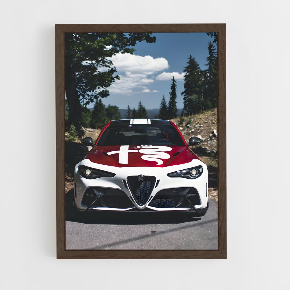ap-giulia gtam-2 cadre Bois foncé
