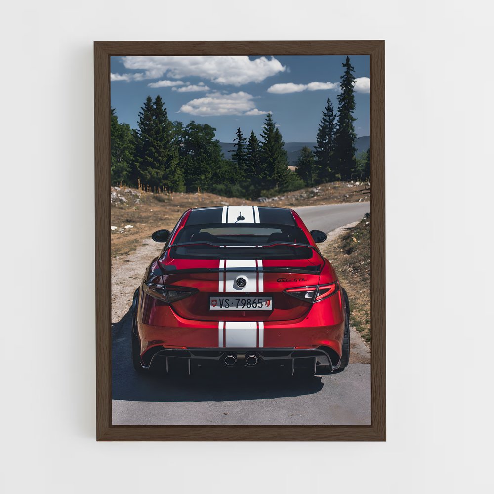 ap-giulia gtam-9 cadre Bois foncé