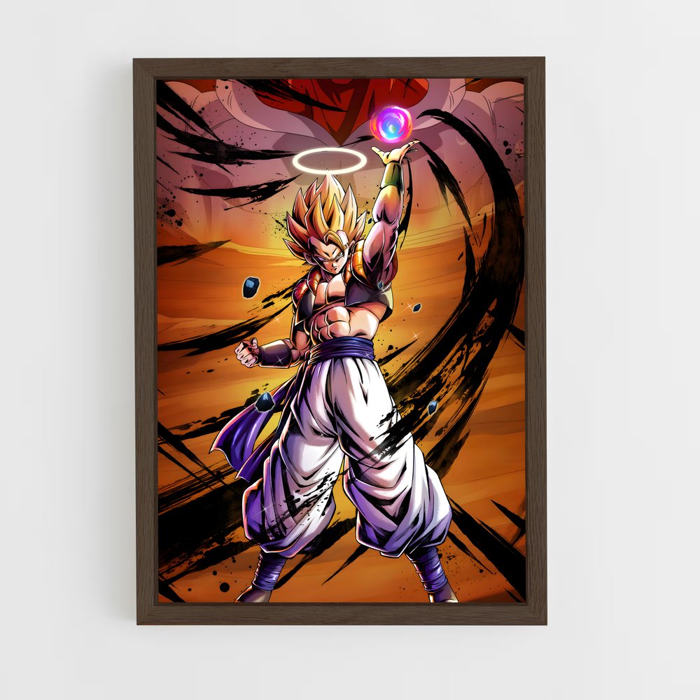 ap-gogeta-1 cadre Bois foncé