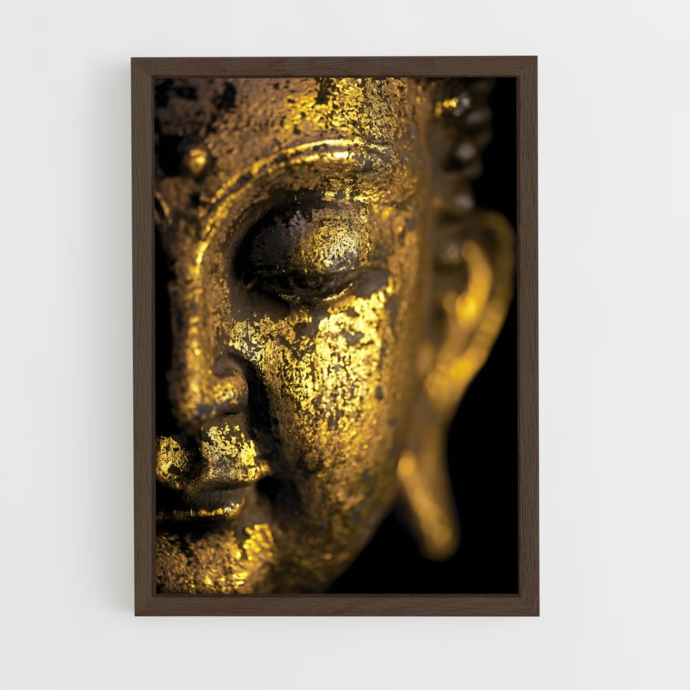 ap-golden buddha-7 cadre Bois foncé