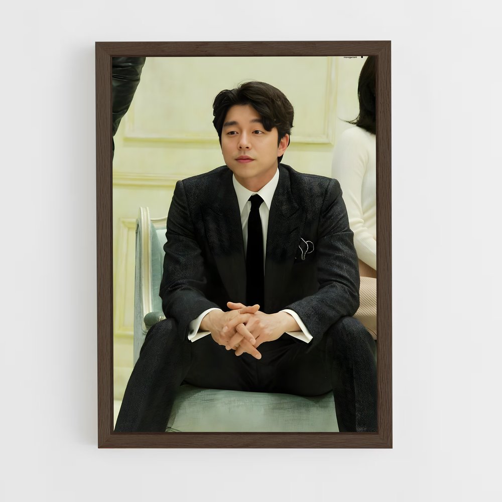ap-gong yoo-8 cadre Bois foncé