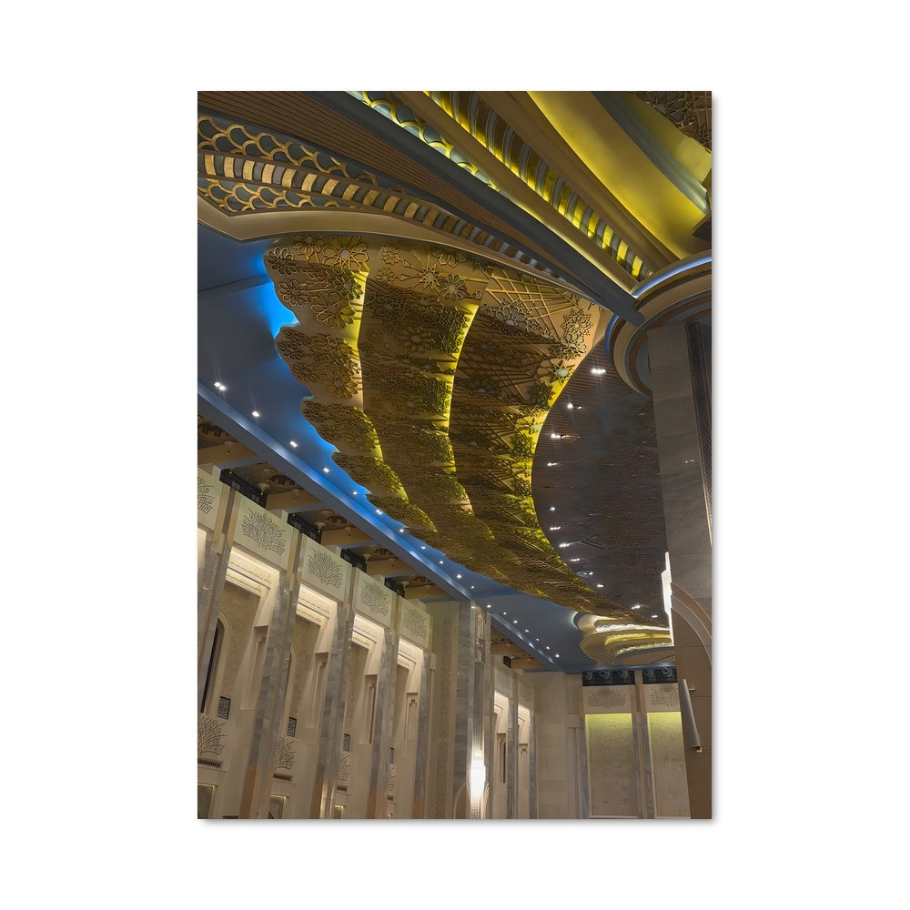 Poster Ciel d'Or et de Bleu