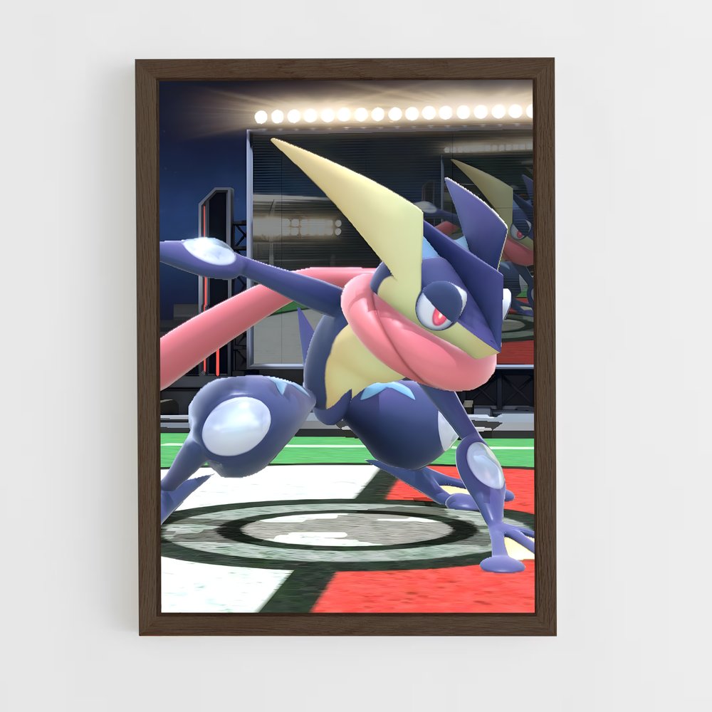 ap-greninja-8 cadre Bois foncé