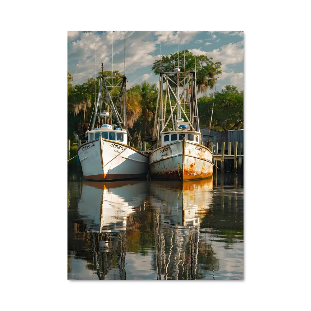 Poster Bateaux du Golfe
