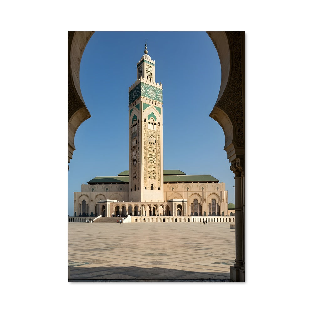 Poster Hassan ii mosque casablanca 86844