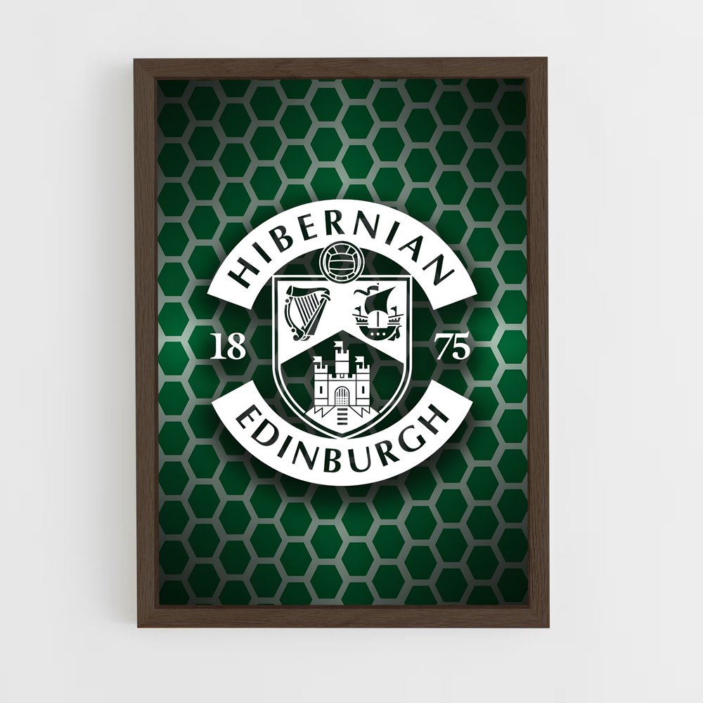 ap-hibernian fc-7 cadre Bois foncé