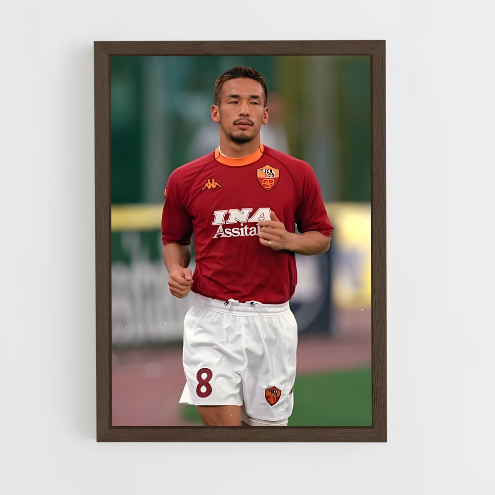 ap-hidetoshi nakata-2 cadre Bois foncé