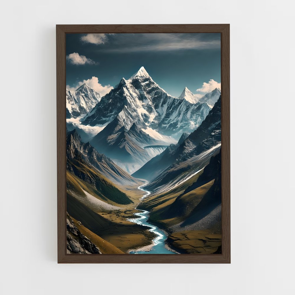 ap-himalaya mountains-2 cadre Bois foncé