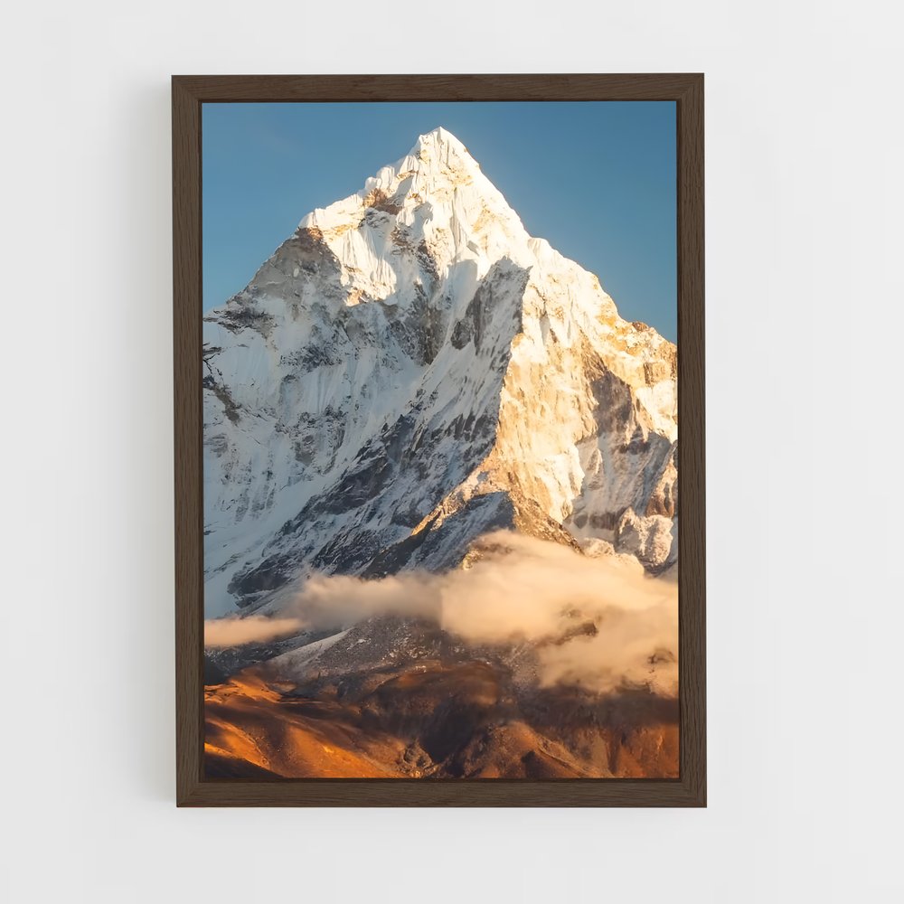 ap-himalaya mountains-3 cadre Bois foncé