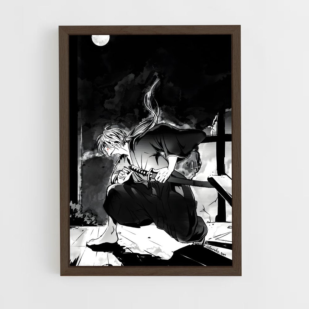 ap-himura kenshin-1 cadre Bois foncé