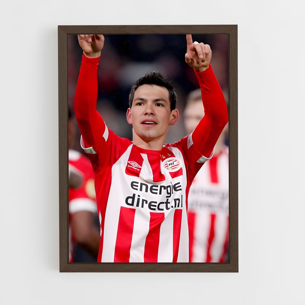 ap-hirving lozano-9 cadre Bois foncé