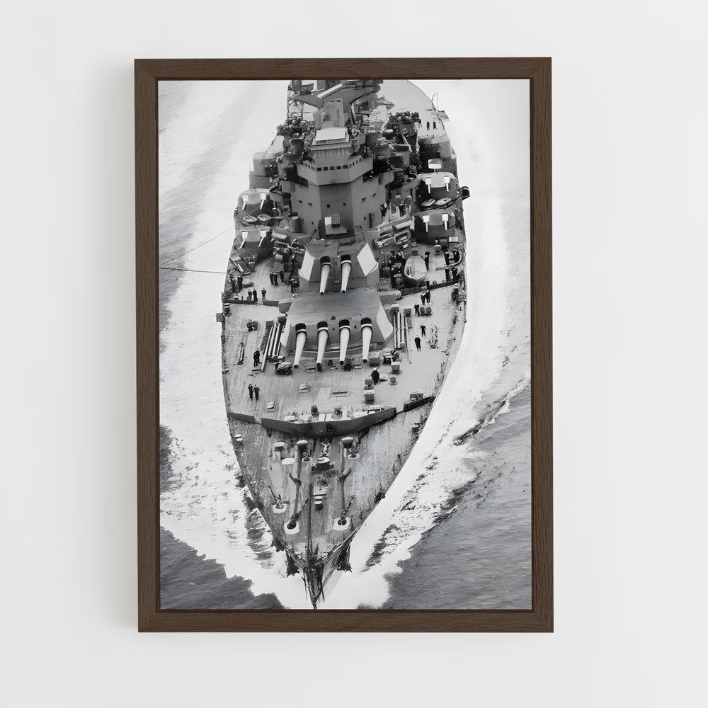 ap-hms king george v-1 cadre Bois foncé