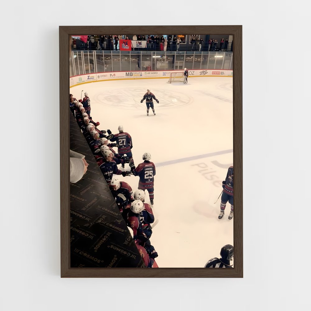 ap-hockey-5 cadre Bois foncé