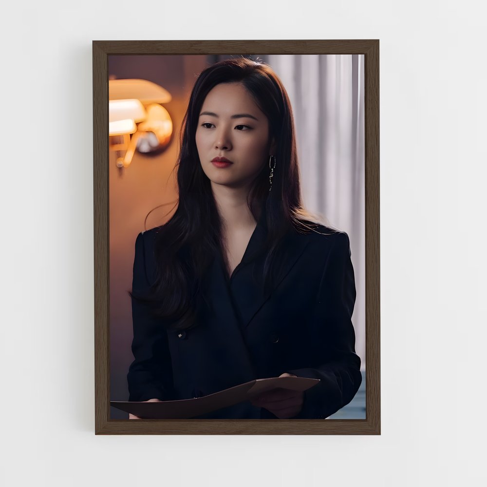ap-hong cha young-2 cadre Bois foncé
