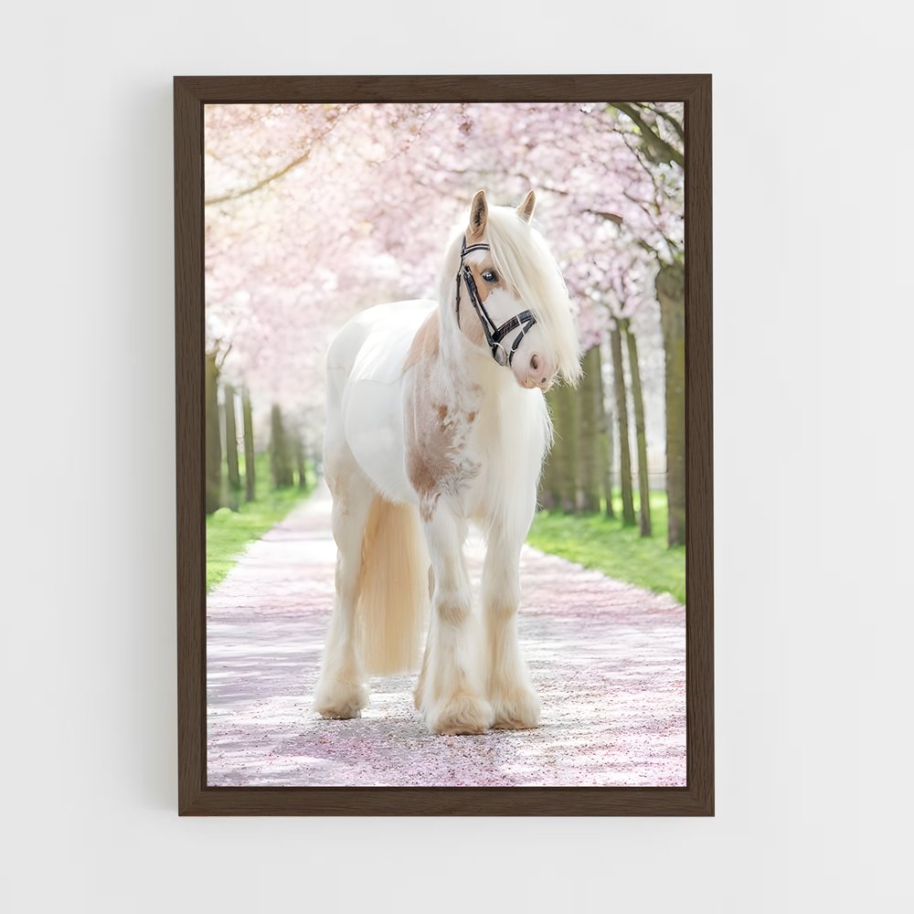 ap-horse-11 cadre Bois foncé