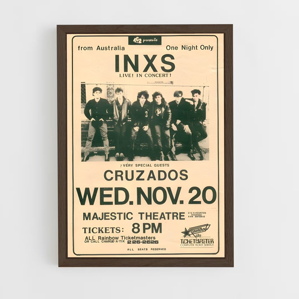 ap-inxs-1 cadre Bois foncé