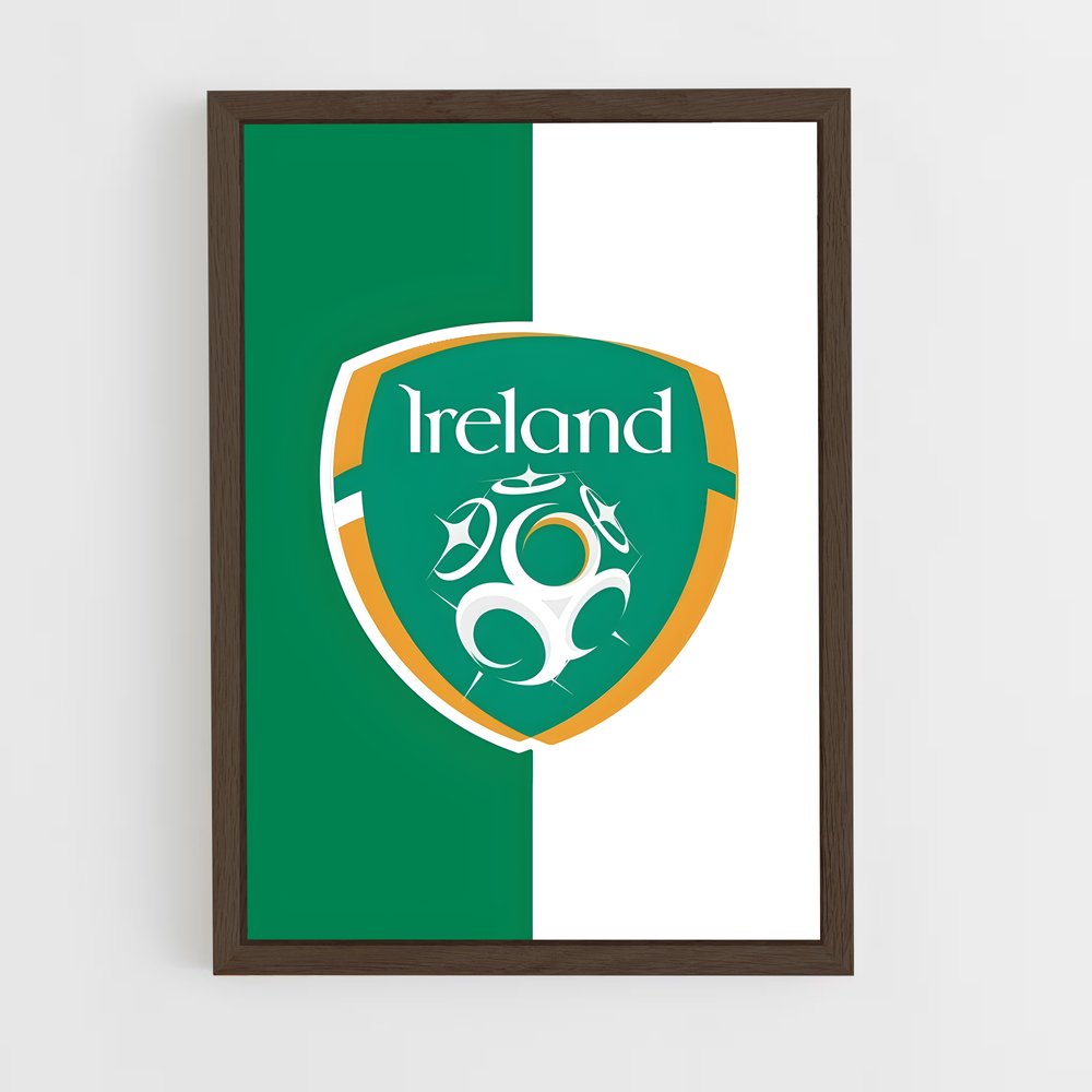 ap-ireland national football team-6 cadre Bois foncé