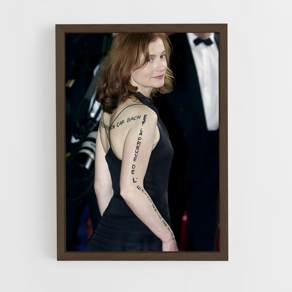 ap-isabelle huppert-5 cadre Bois foncé