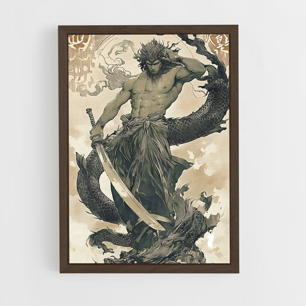 ap-japanese mythology-7 cadre Bois foncé