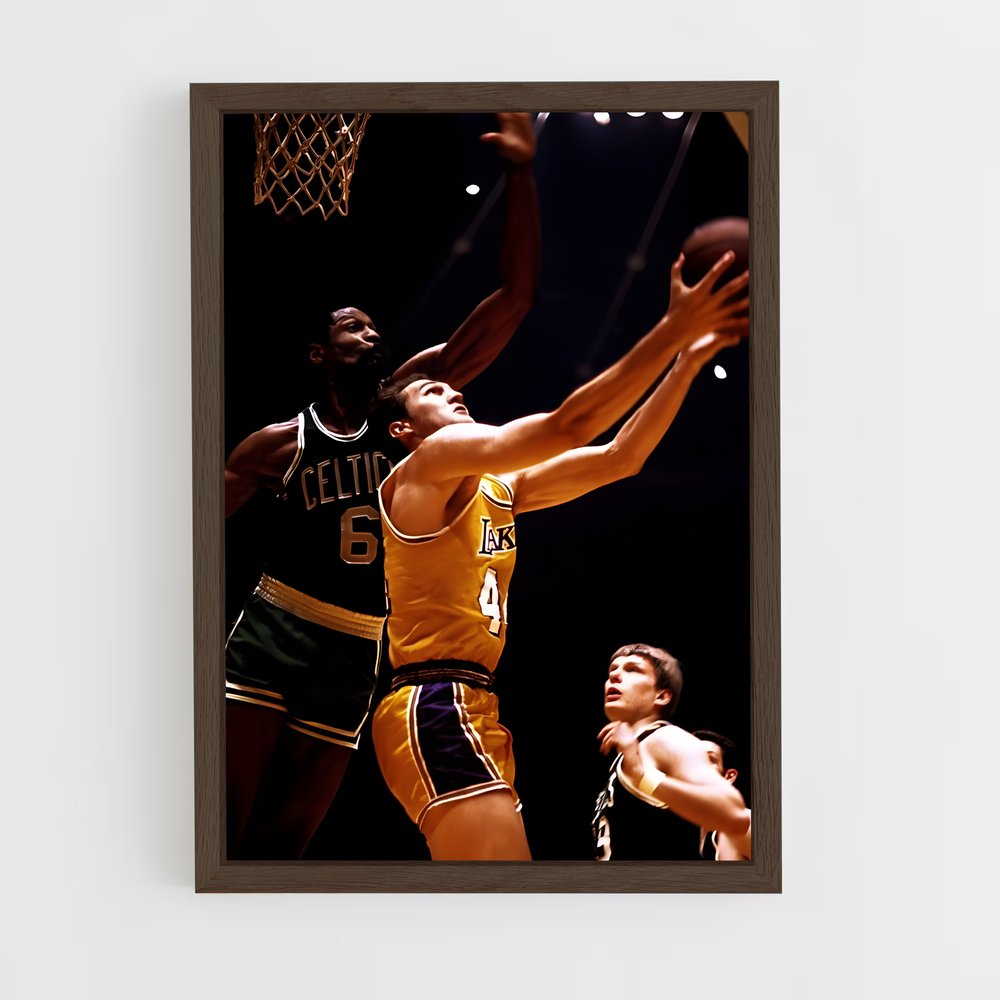 ap-jerry west-3 cadre Bois foncé