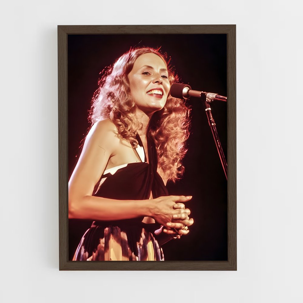 ap-joni mitchell-1 cadre Bois foncé