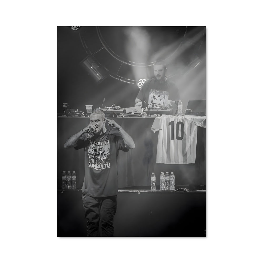 Poster Microphone Live