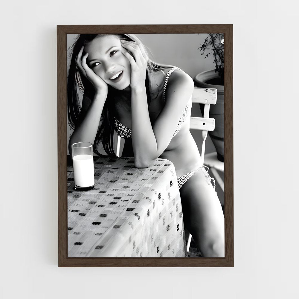 ap-kate moss-3 cadre Bois foncé