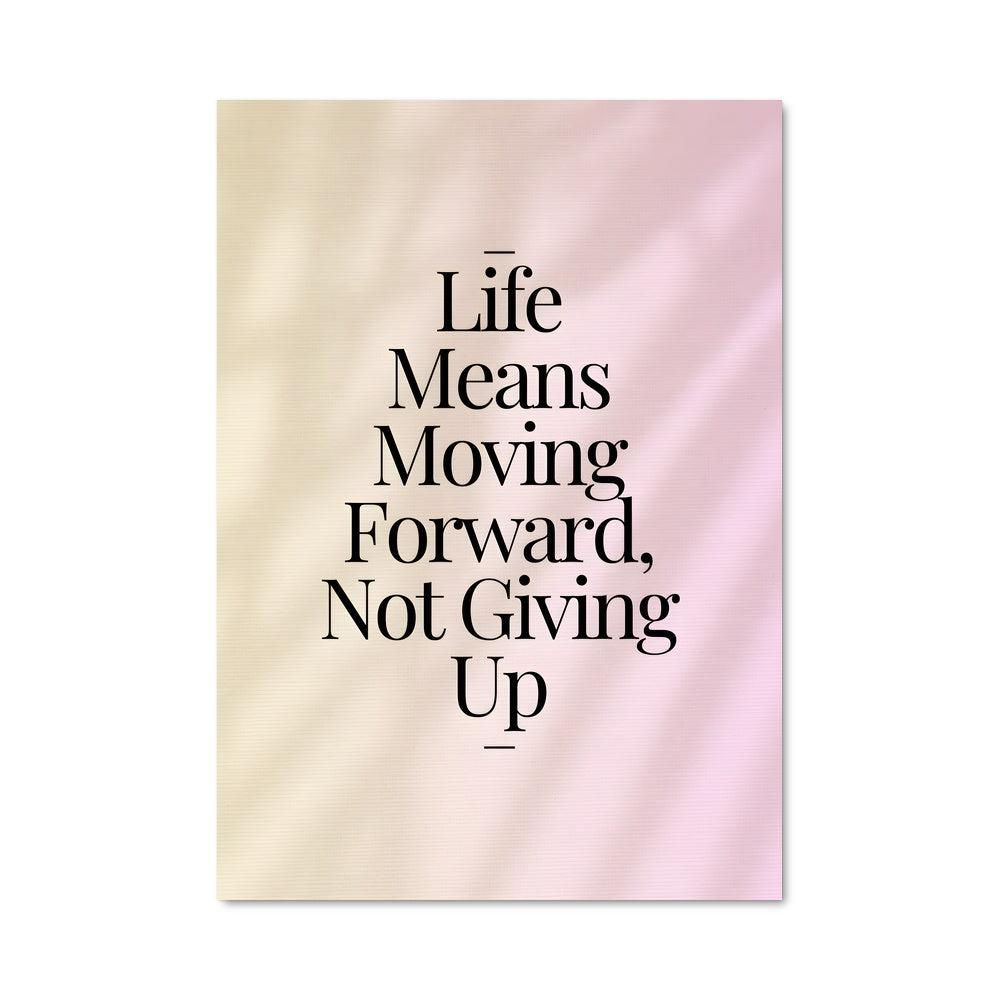 Poster Keep Moving Forward