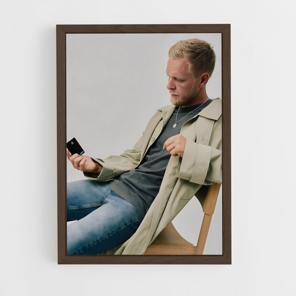 ap-kevin magnussen-6 cadre Bois foncé