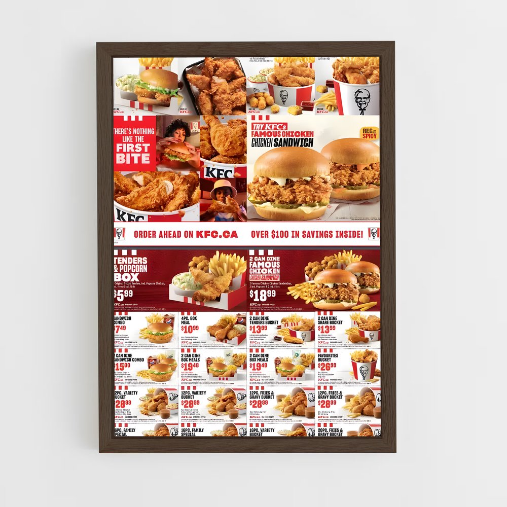ap-kfc-5 cadre Bois foncé