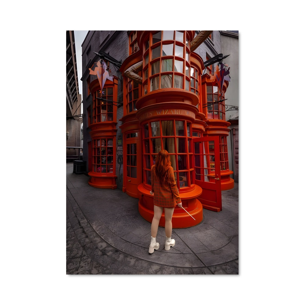 Poster Rouge Vibrant