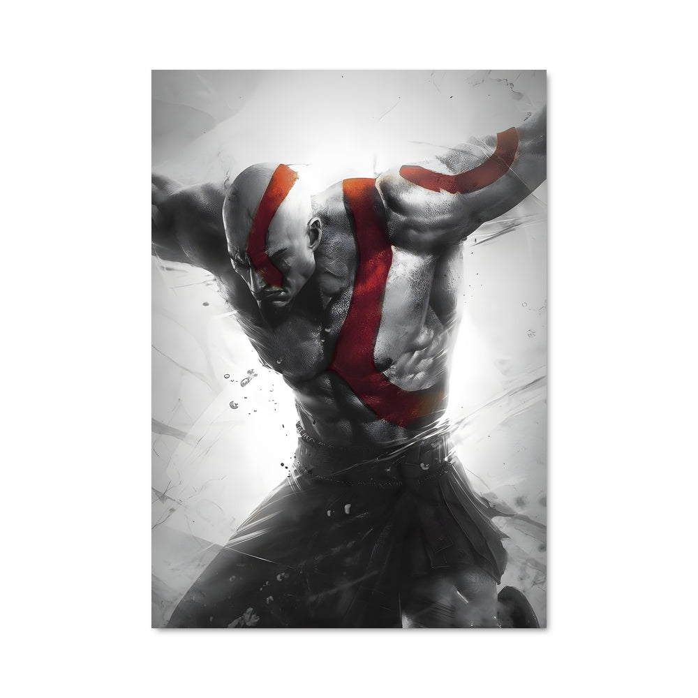 Poster Kratos en Colère