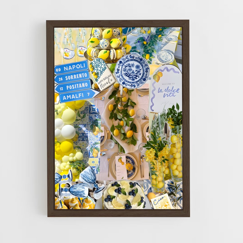 ap-la dolce vita-1 cadre Bois foncé