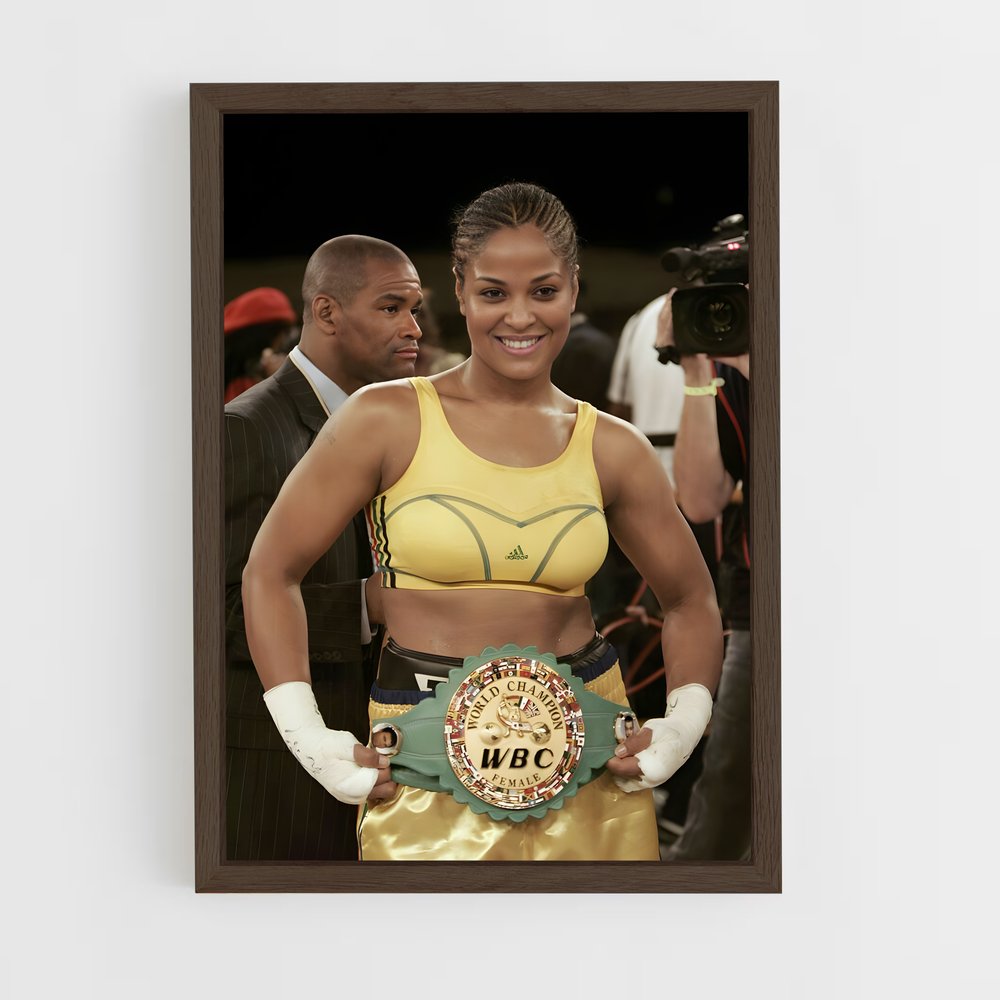 ap-laila ali-6 cadre Bois foncé
