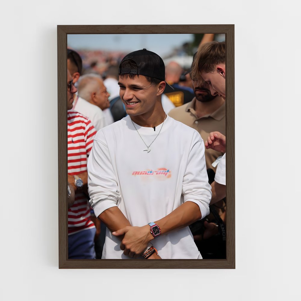 ap-lando norris-2 cadre Bois foncé