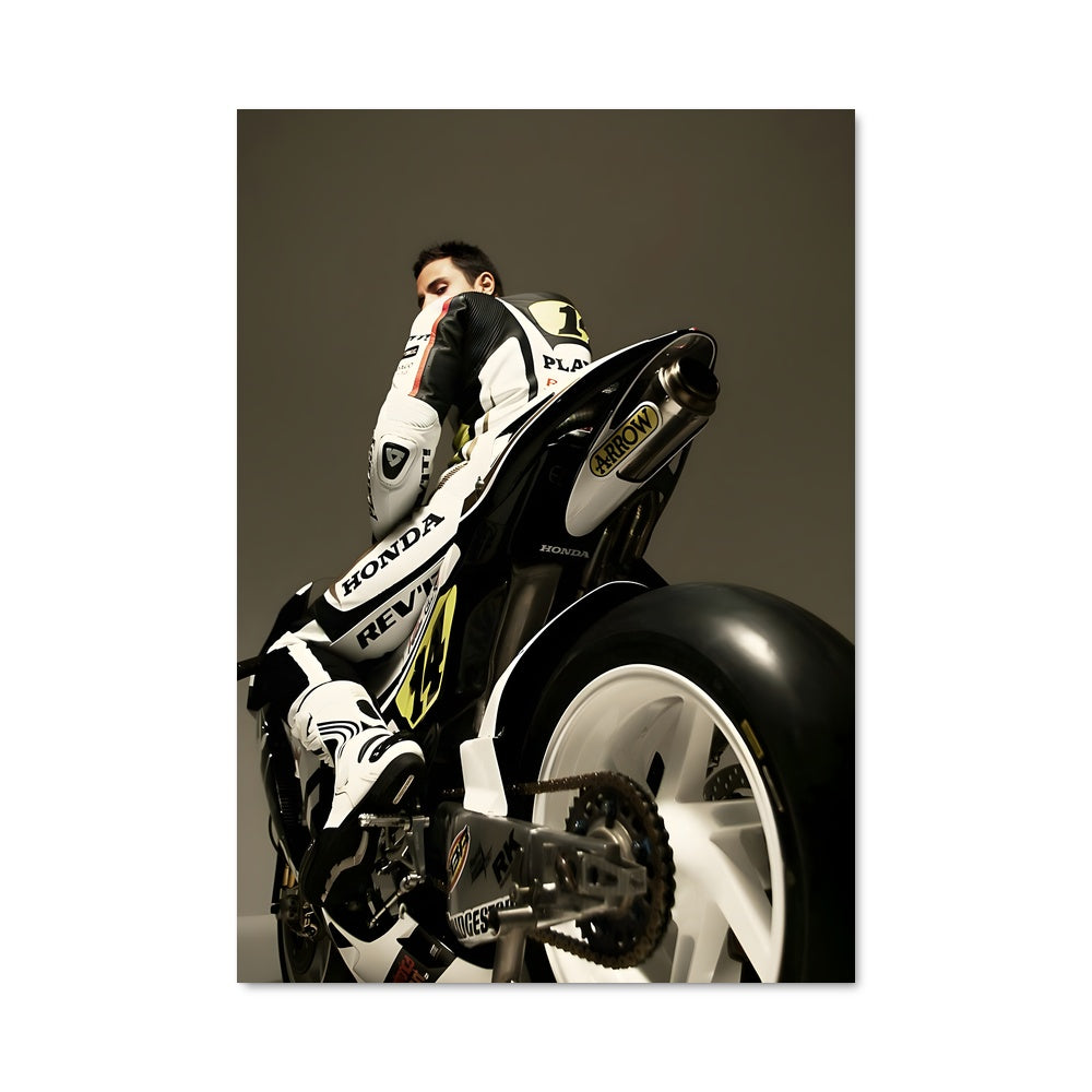 Poster L'Homme et sa Moto