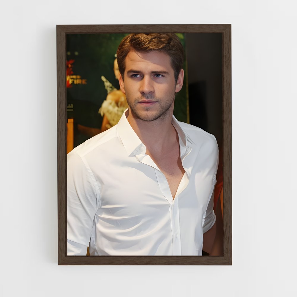 ap-liam hemsworth-1 cadre Bois foncé