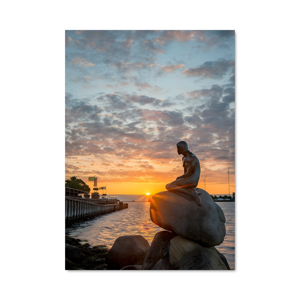 Poster Little mermaid statue 90111