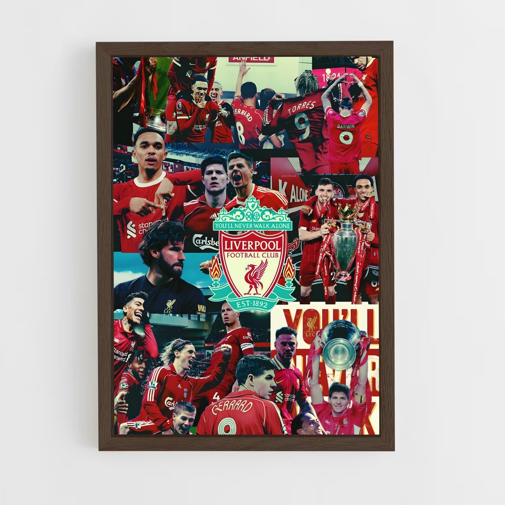 ap-liverpool fc-1 cadre Bois foncé