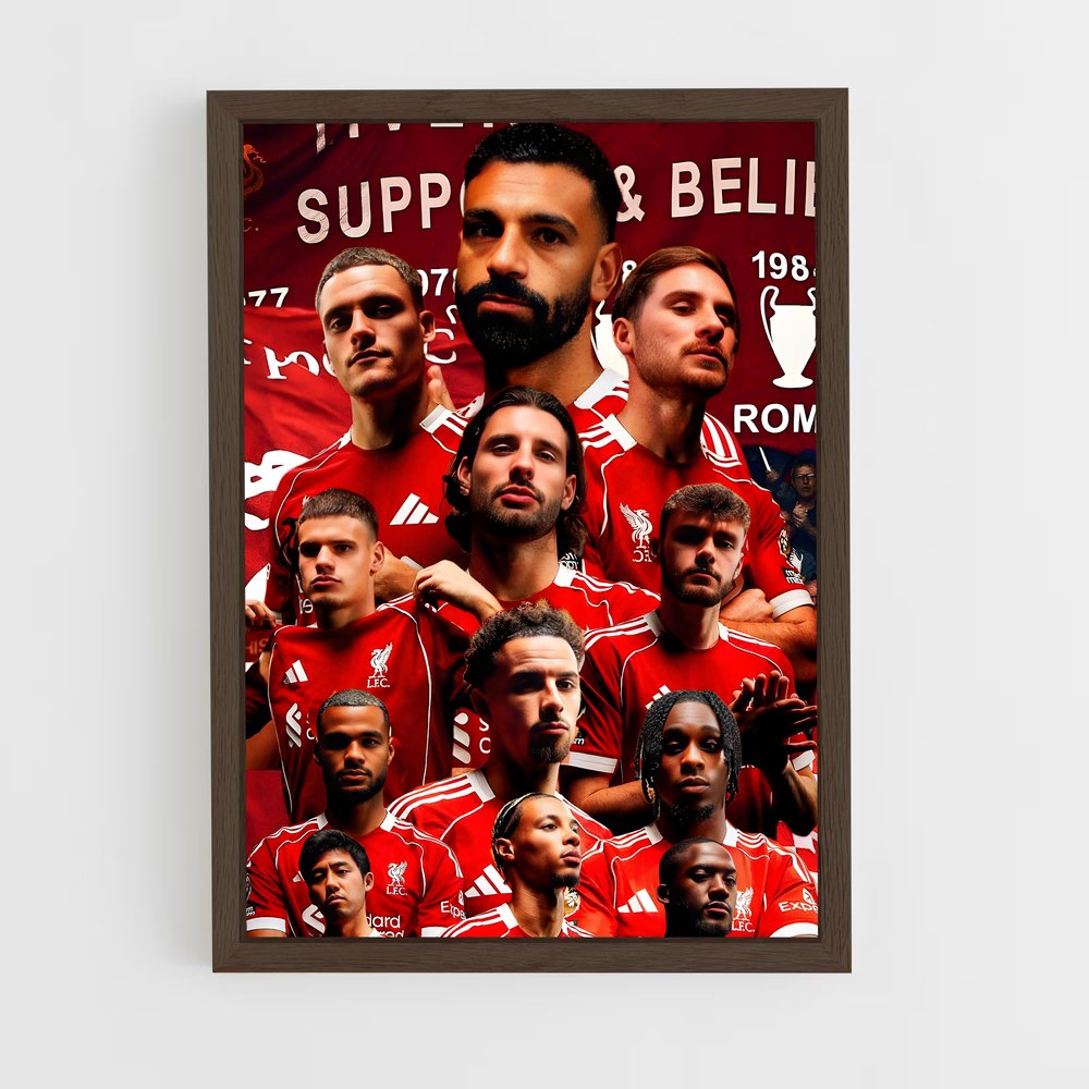 ap-liverpool fc-5 cadre Bois foncé